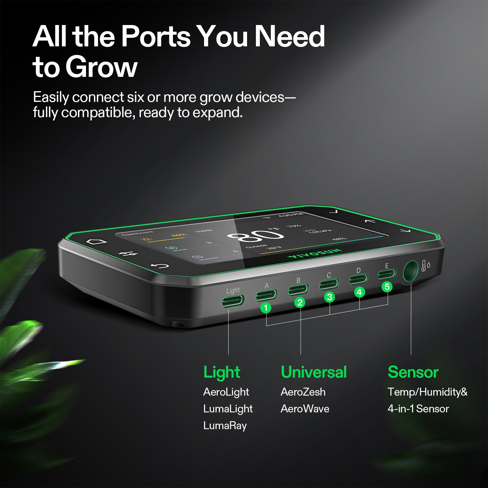 VIVOSUN 4x2ft Smart Grow Tent Kit 200W LED Grow Light G4 Ventilation Kit E42A+