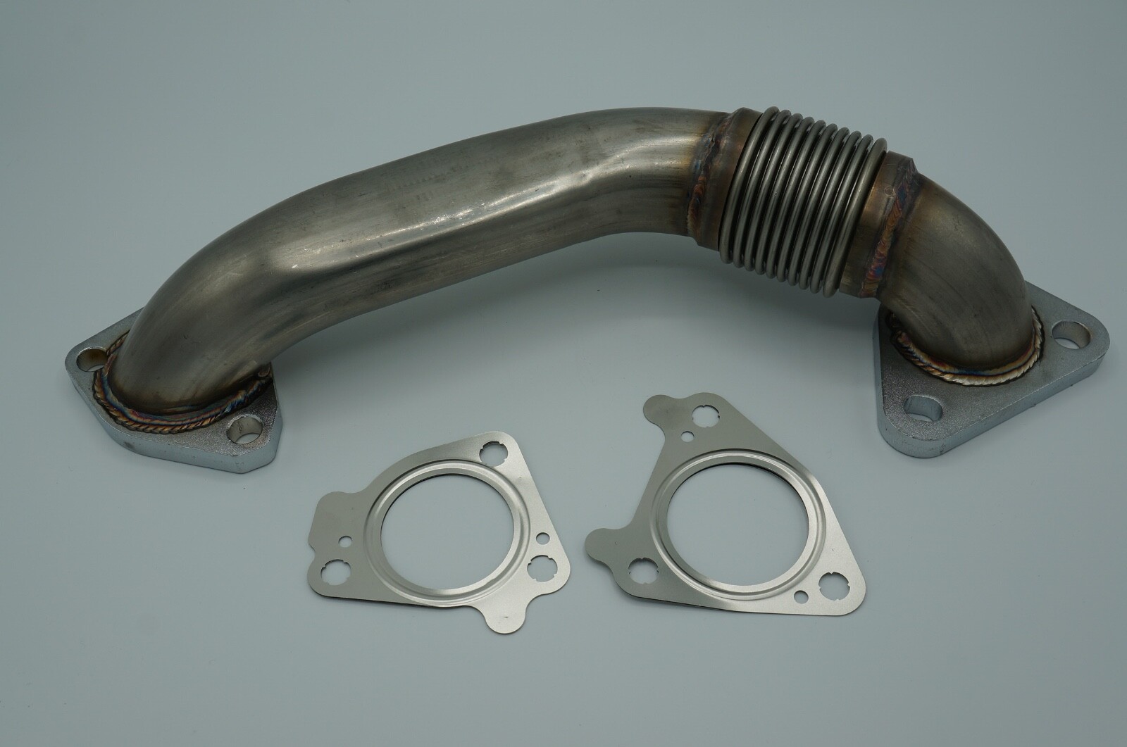 6.6L Duramax Heavy Duty Upgraded 304SS Up Pipes W/ Gaskets For 01-16 GMC Chevy