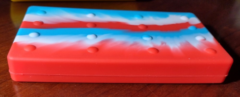 Silicone Container Shallow Slurp Slab Stackable Block 5”x2.5”x.5"
