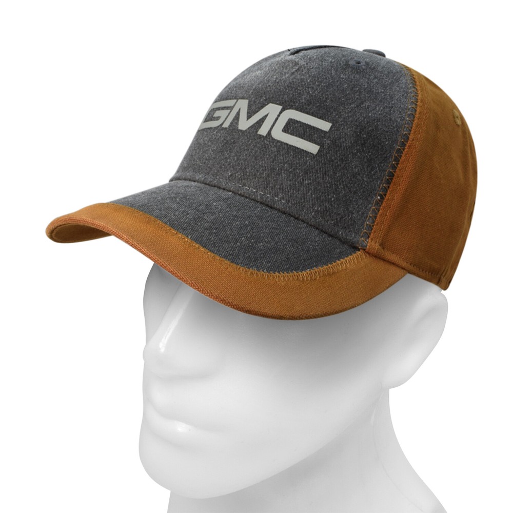 GMC Gray Front 5 Panel Baseball Cap