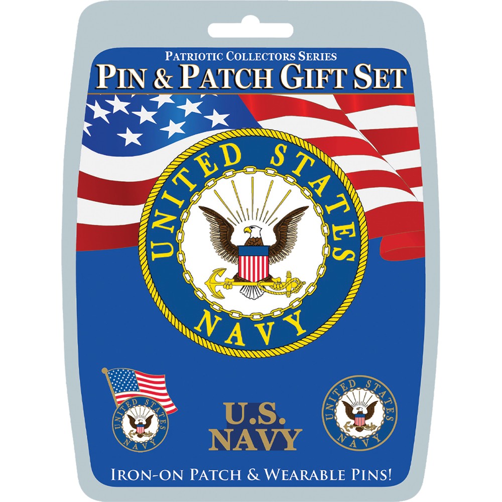 Navy Pin & Patch Gift Set  DIS0004 (PP012)
