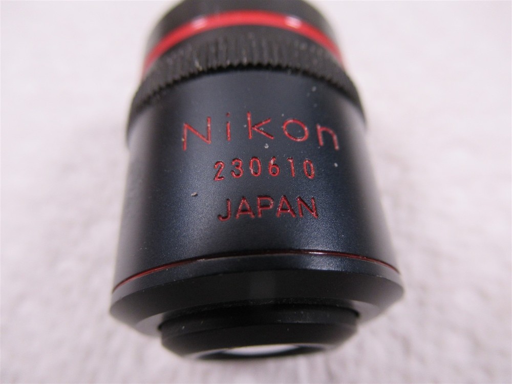 Nikon PhL Plan 4x DL 0.1 160/- Microscope Objective Lens Phase Contrast