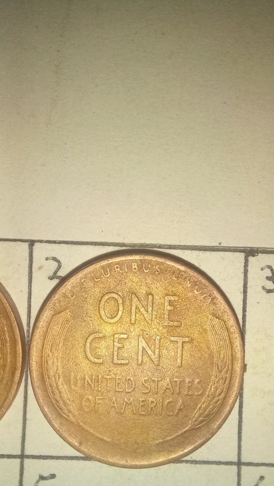 1940 D wheat penny #3, error almost missing L, very clear details. Quantity 1.