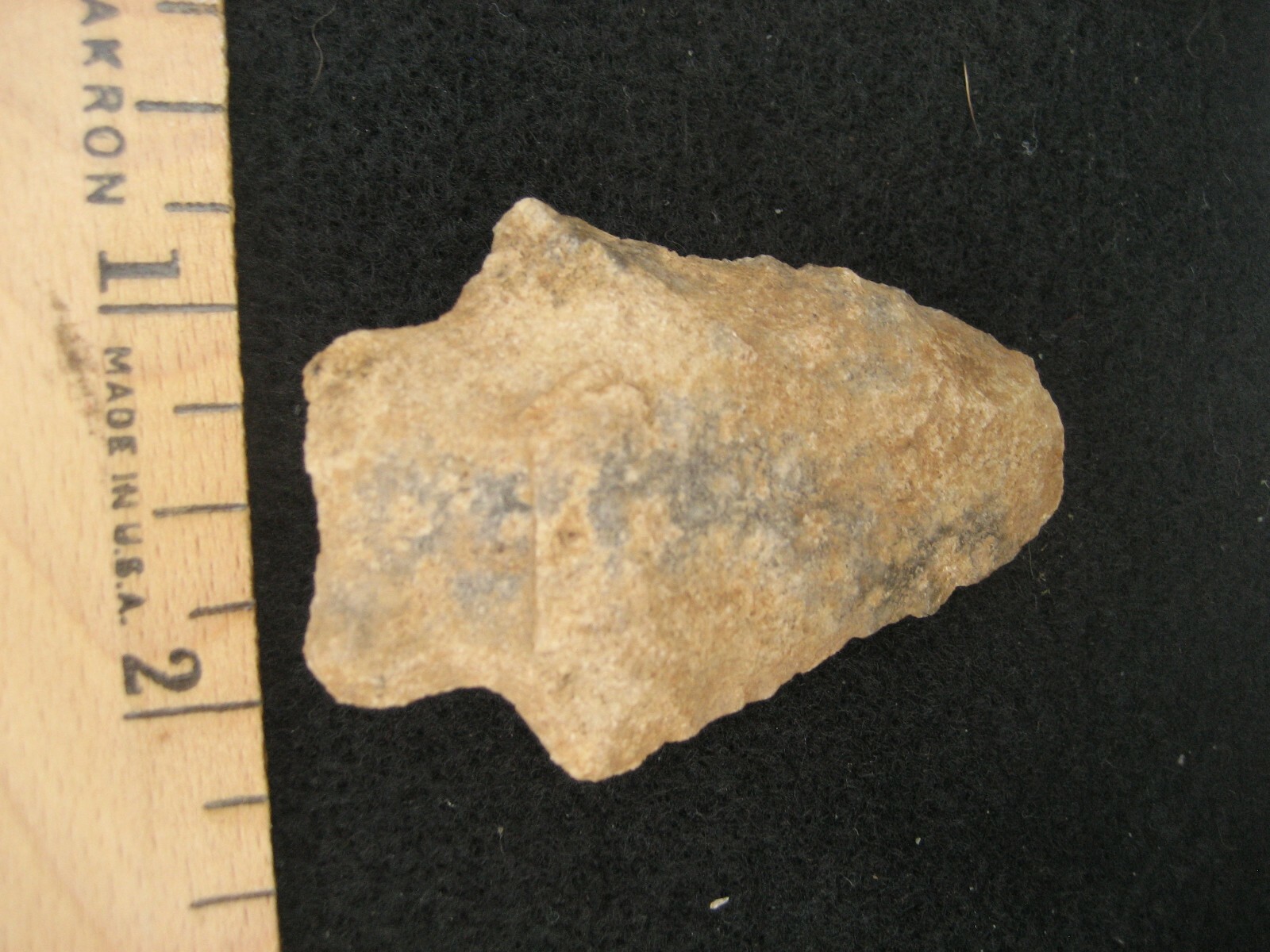 Native American Arrowhead (2 1/4") North Carolina W/COA