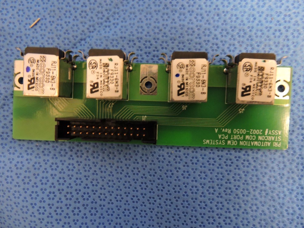 Brooks PRI Equipe Automation COM Port Communication PCA Starcon Robot Controller