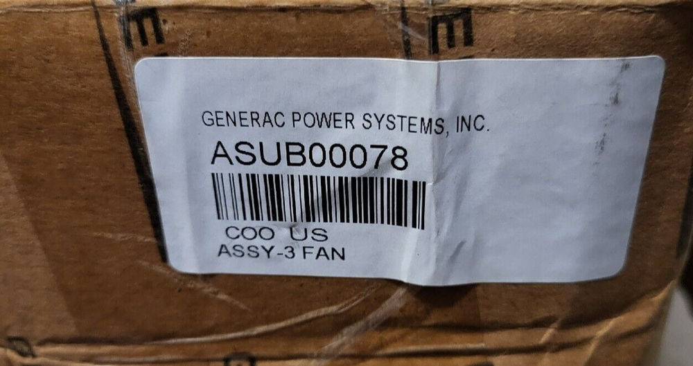 Generac ASUB00078 ASSEMBLY-3 FAN