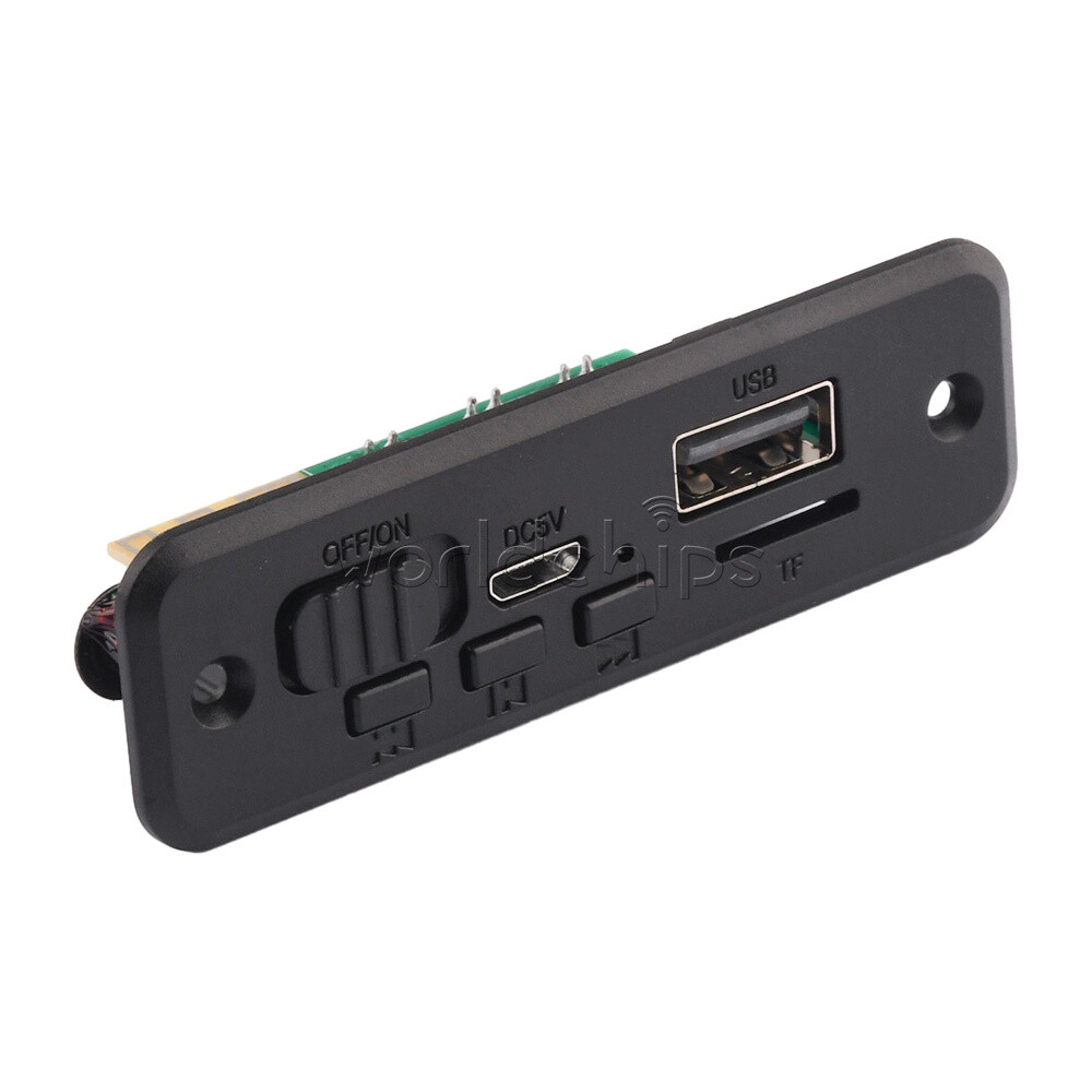 DC5V Bluetooth MP3 Player Decoder Board 2*3W Car Audio Amplifier Module FM Radio