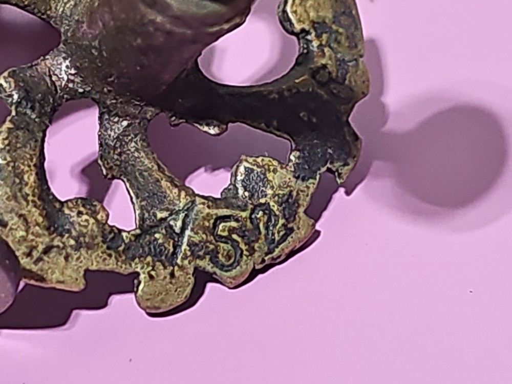 Beautiful Antique Victorian Era Brass Drawer Pulls, KB Co Knobs, Key Back Plates