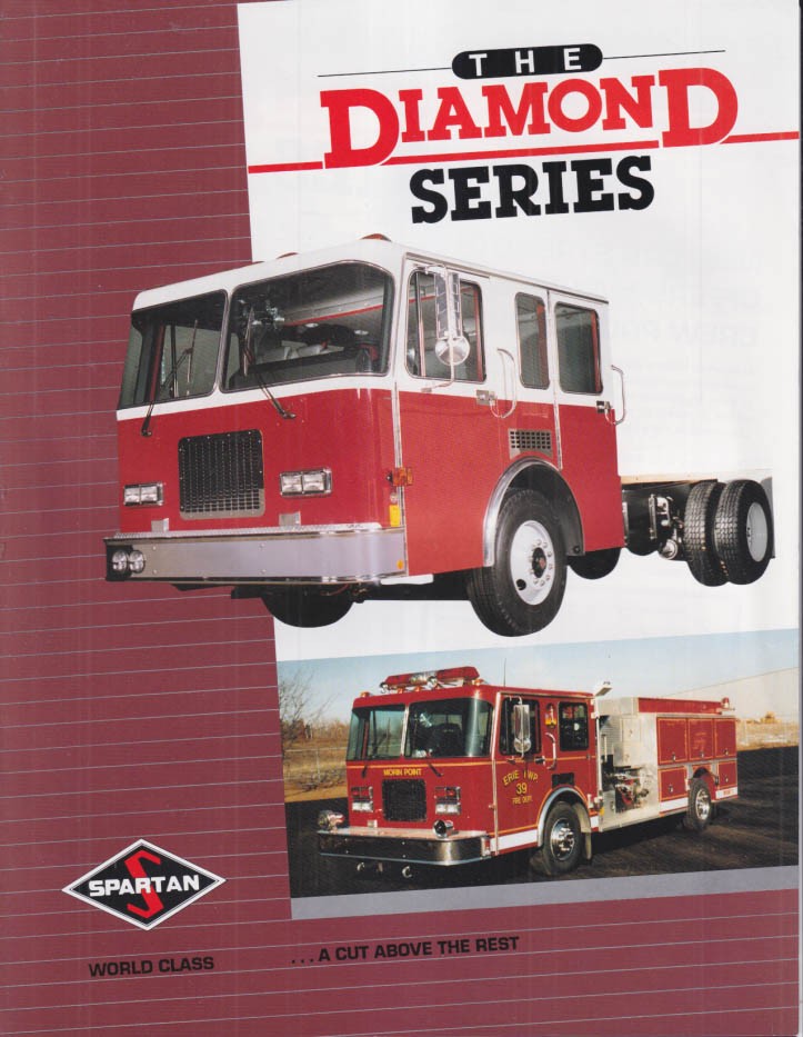 SPARTAN Fire Engine brochure Diamond Series 1992