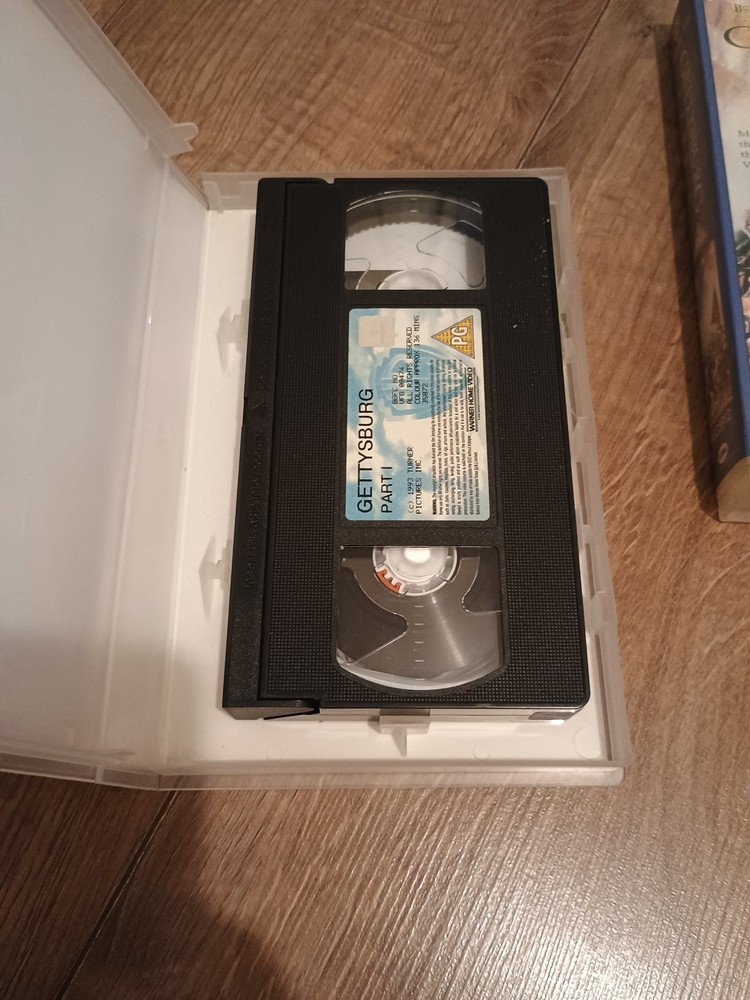 Gettysburg Part 1 & 2 VHS Big Box Editions