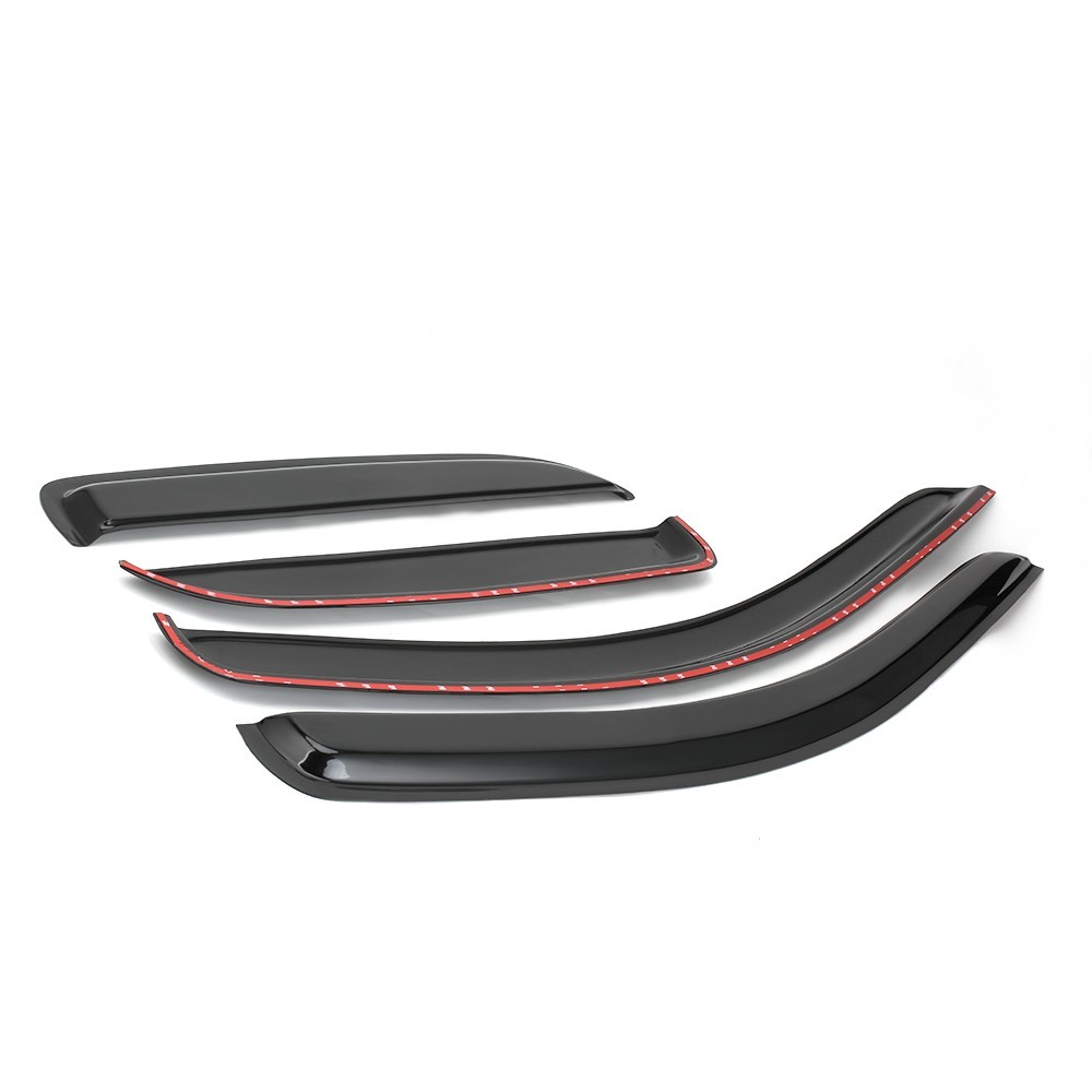 For 2002-2009 Dodge Ram Crew Cab Window Visor Vent Rain Guards Shade Deflector