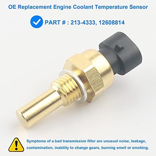 Coolant Temperature Sensor, ECT Temp Sensor Replace 213-4333, 12608814