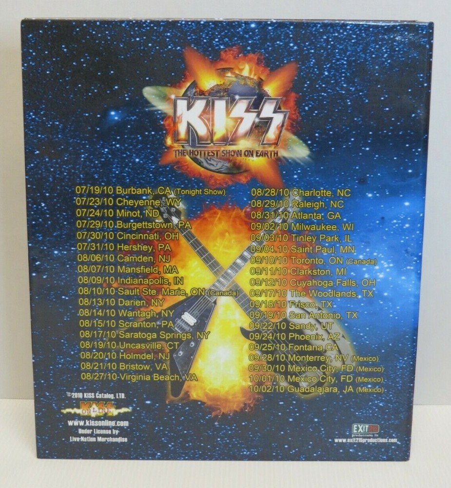 KISS HOTTEST SHOW ON EARTH GUITAR PICK BINDER
