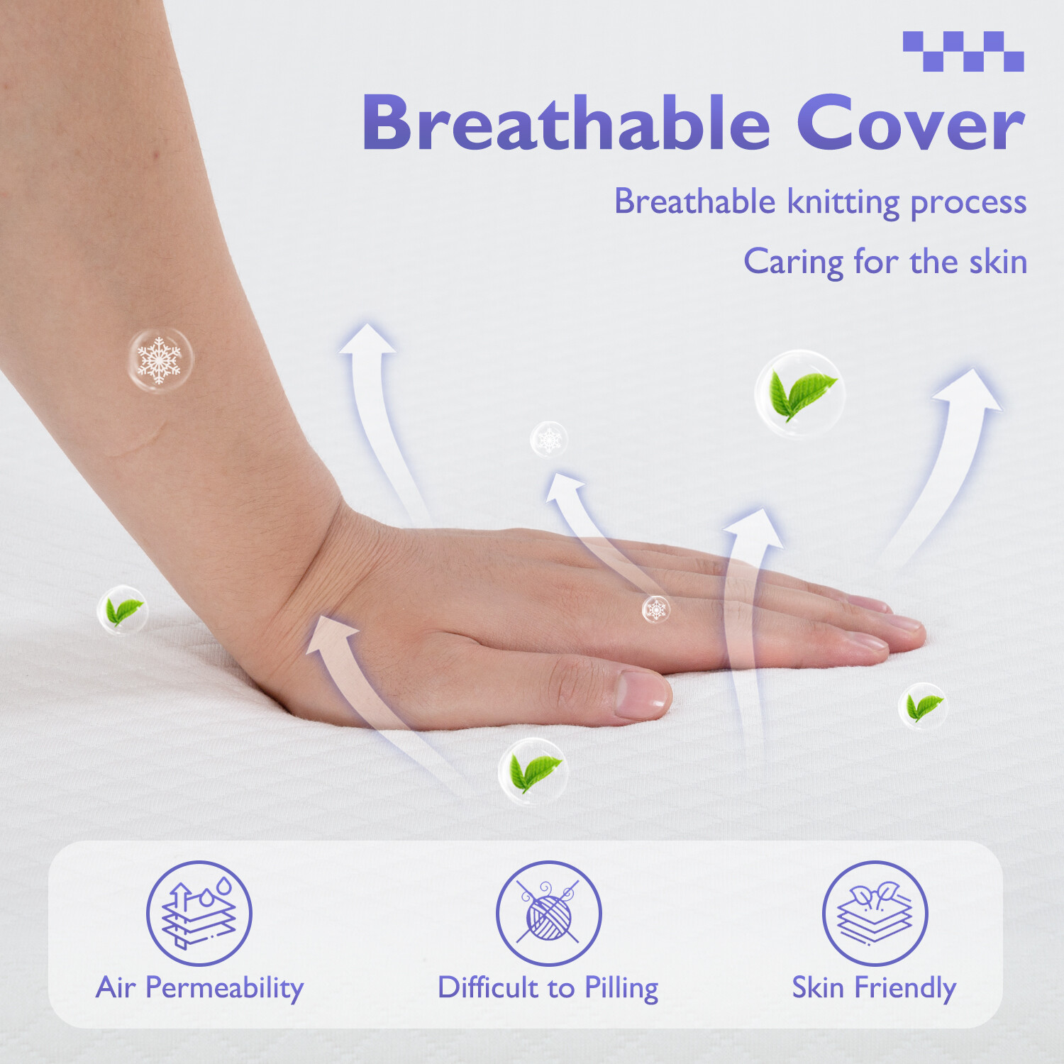 Gel Memory Foam Mattress Medium-Firm for Pressure Relief Twin XL/California King