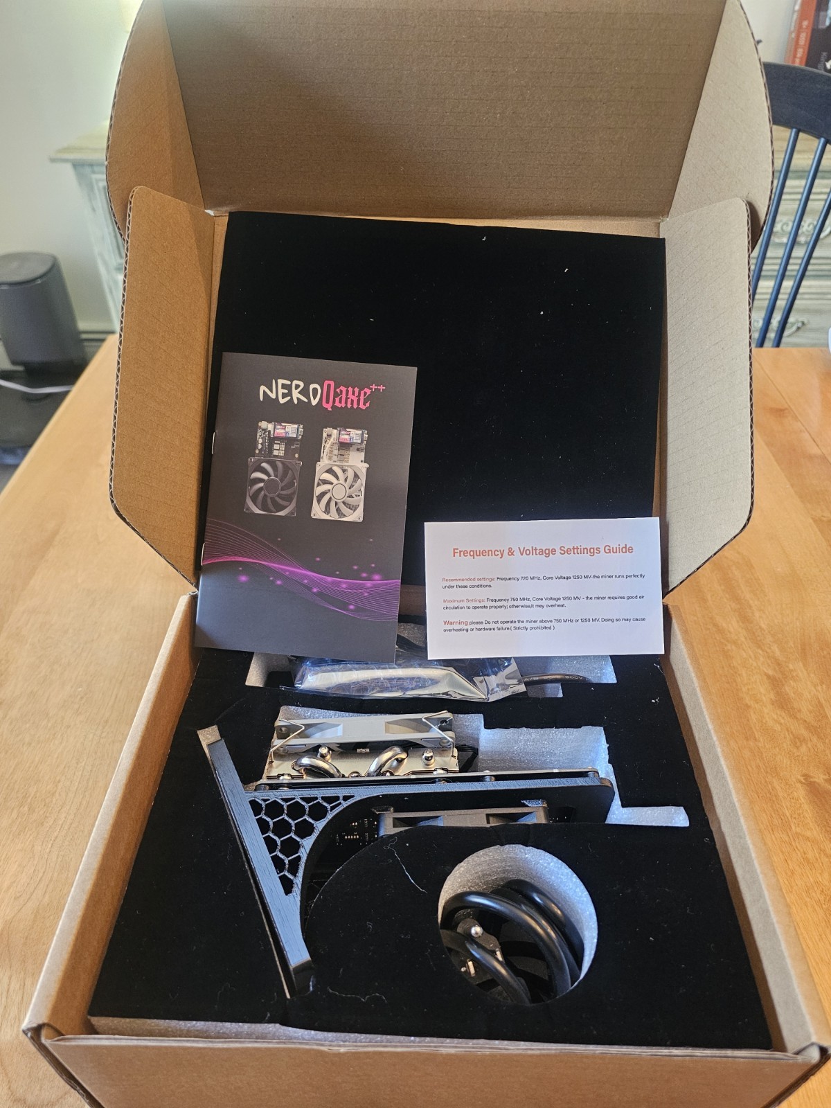 New Nerdqaxe++ Rev6. 1 Bitcoin Miner SHA-256 Crypto Miner with PSU US Stock