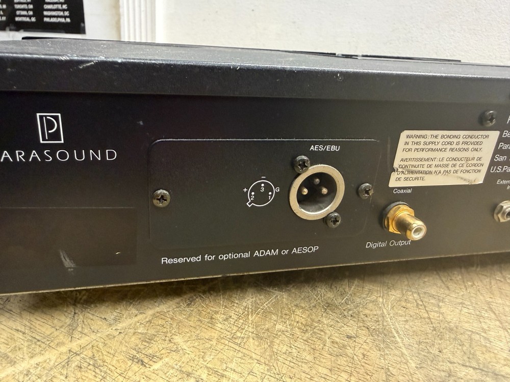 Parasound C/BD - 2000 Belt Drive Compact Disc Transport