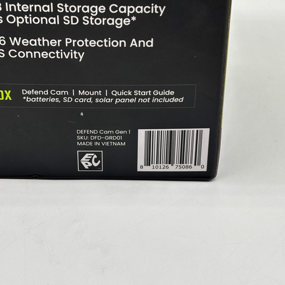 New Tactacam Defend Cam Gen 1 Cellular Security Camera DFD-GRD01