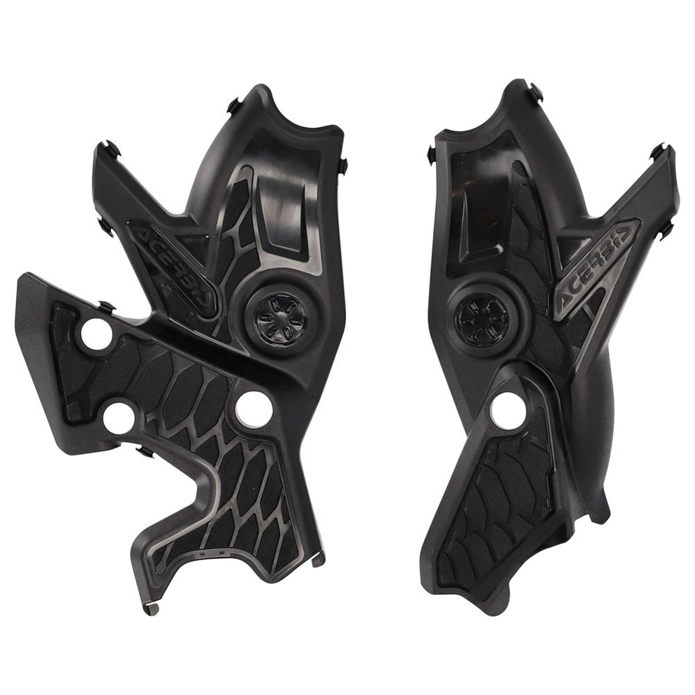 Acerbis X-Grip Frame Guards - Black/Black - Guards