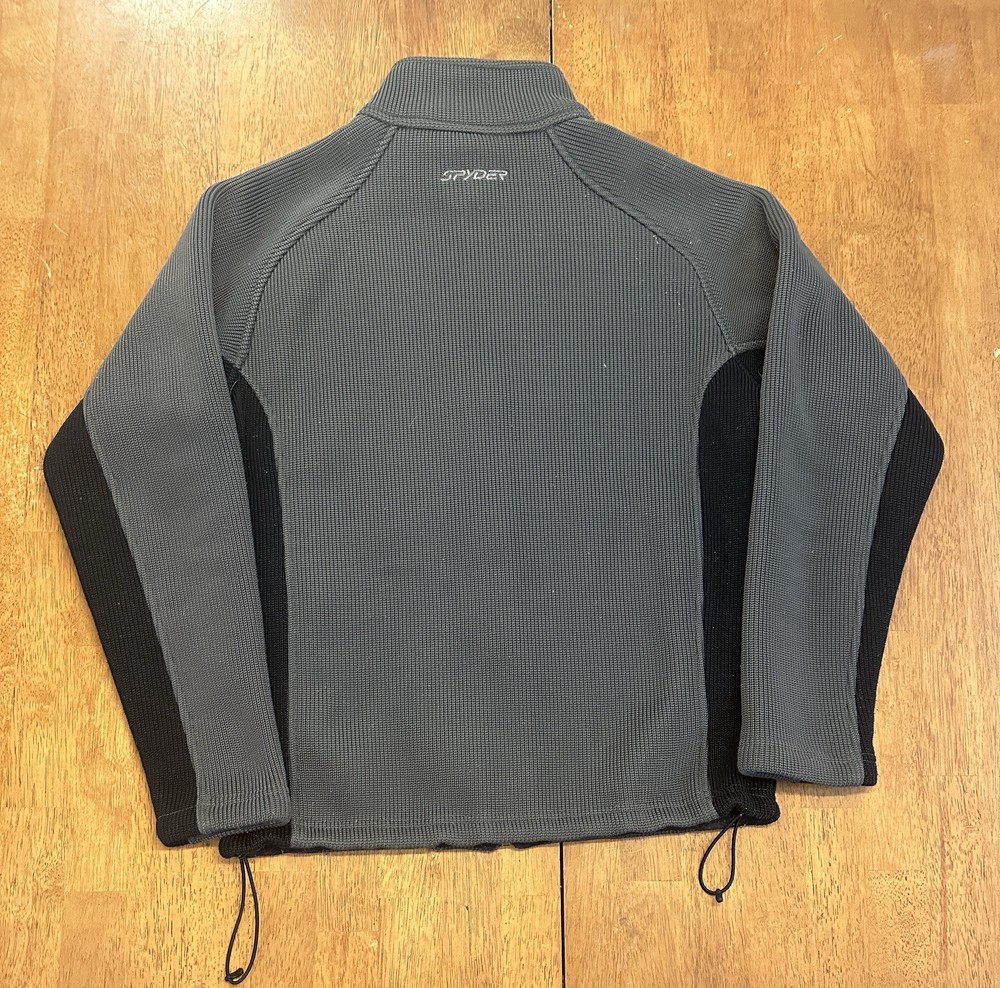 Spyder Full Zip Jacket Small Gray