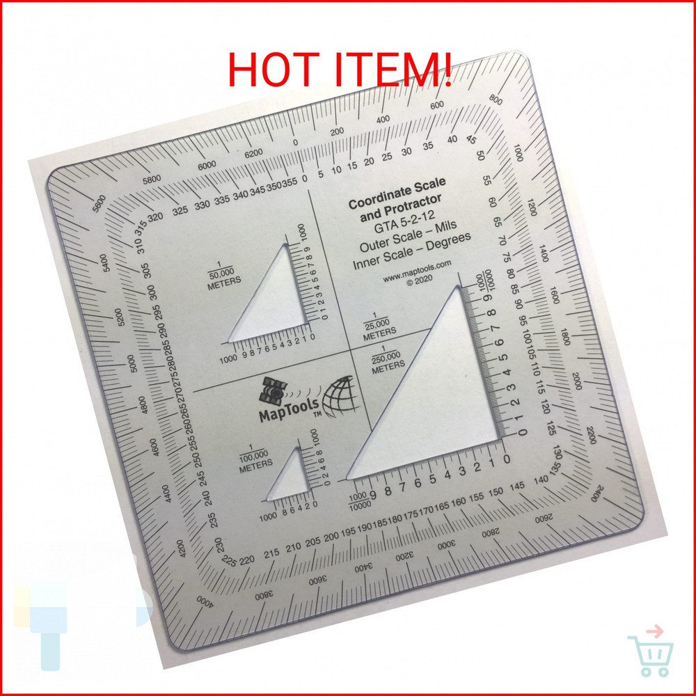 MapTools Military Style UTM/MGRS Coordinate Scale