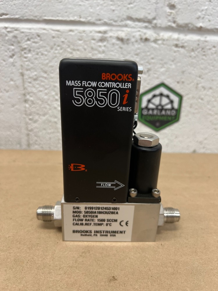 Brooks 5850i Mass Flow Controller 1,500 SCCM, Oxygen