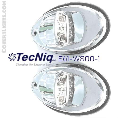 1 PAIR Marine Boat Docking LED Lights TecNiq E61 USA Lifetime Warranty