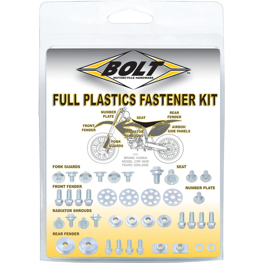 Bolt Full Plastic Fastener Kit YAM-1010020