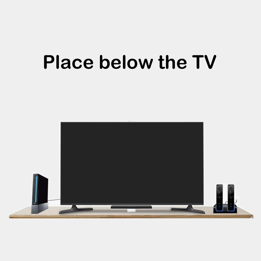 Wireless Remote Sensor Bar Infrared Ray Inductor For Wii