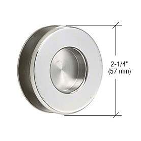 CRL 1819PS Polished Stainless Steel Thru-Glass Pull Handle