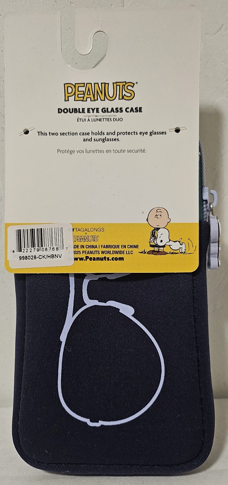 Peanuts x Mytagalongs Double Eye Glass Case Sunglasses - New