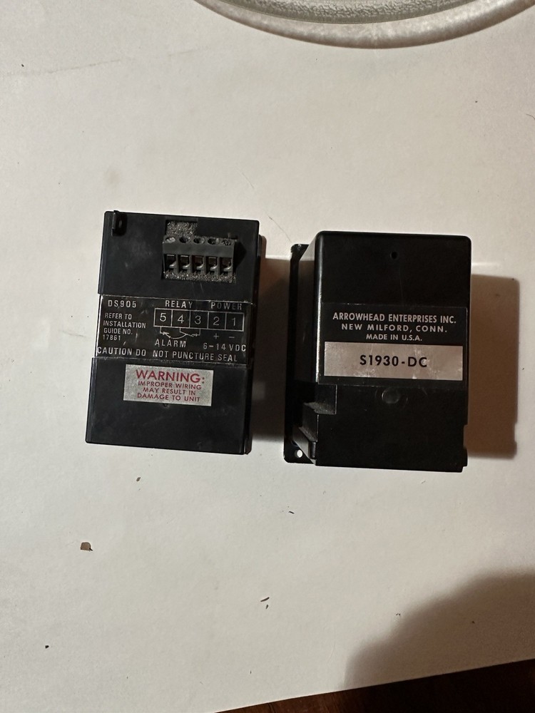 Arrowhead Enterprises Switch Assembly S1930-dc And DS905 Home Security