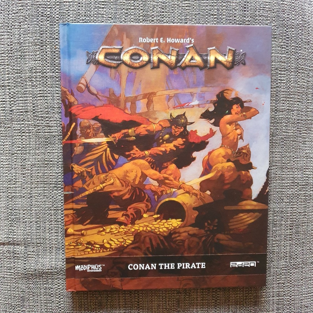 Conan The Pirate Core Rulebook - 2d20 RPG - Hardback Roleplaying Book