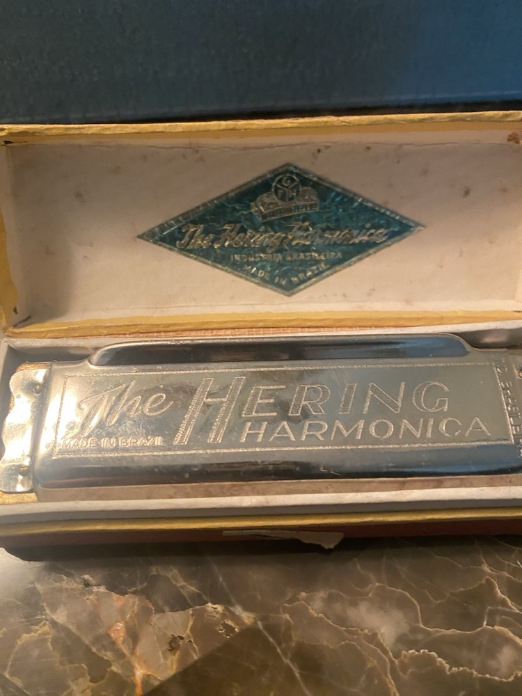 Hering Harmonica In Original Box Made In Brazil
