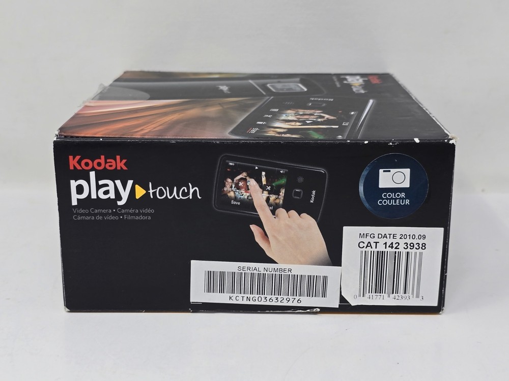 Kodak PlayTouch Zi10 Video Camera (Blue) - OPEN BOX