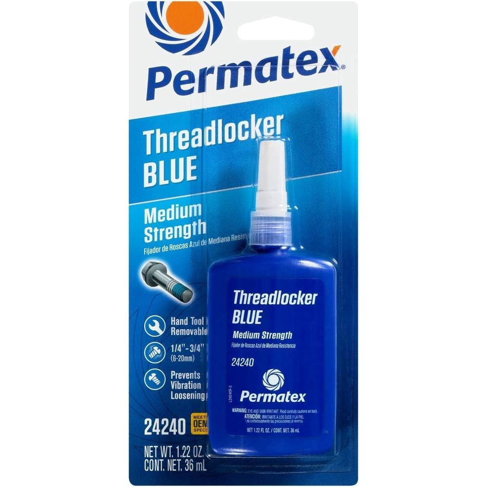 Permatex 24240 Medium Strength Threadlocker Blue 36 ml Removable