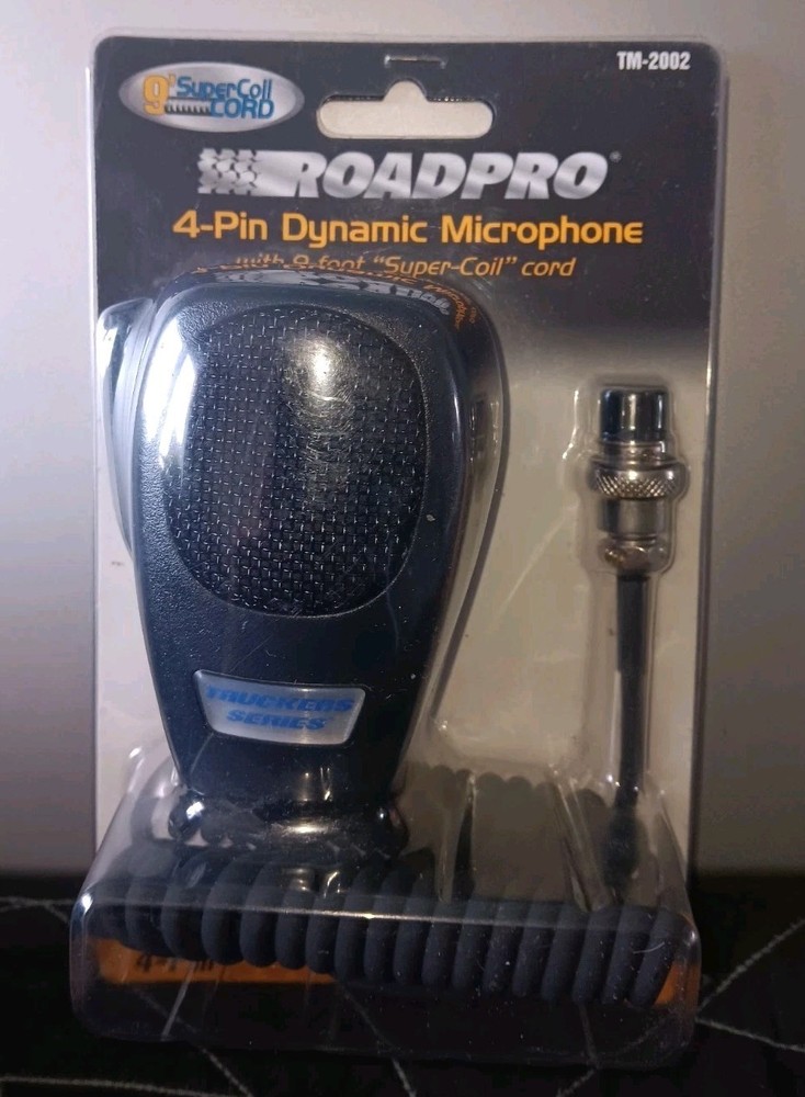 ROADPRO TM-2002 4-PIN DYNAMIC CB MICROPHONE