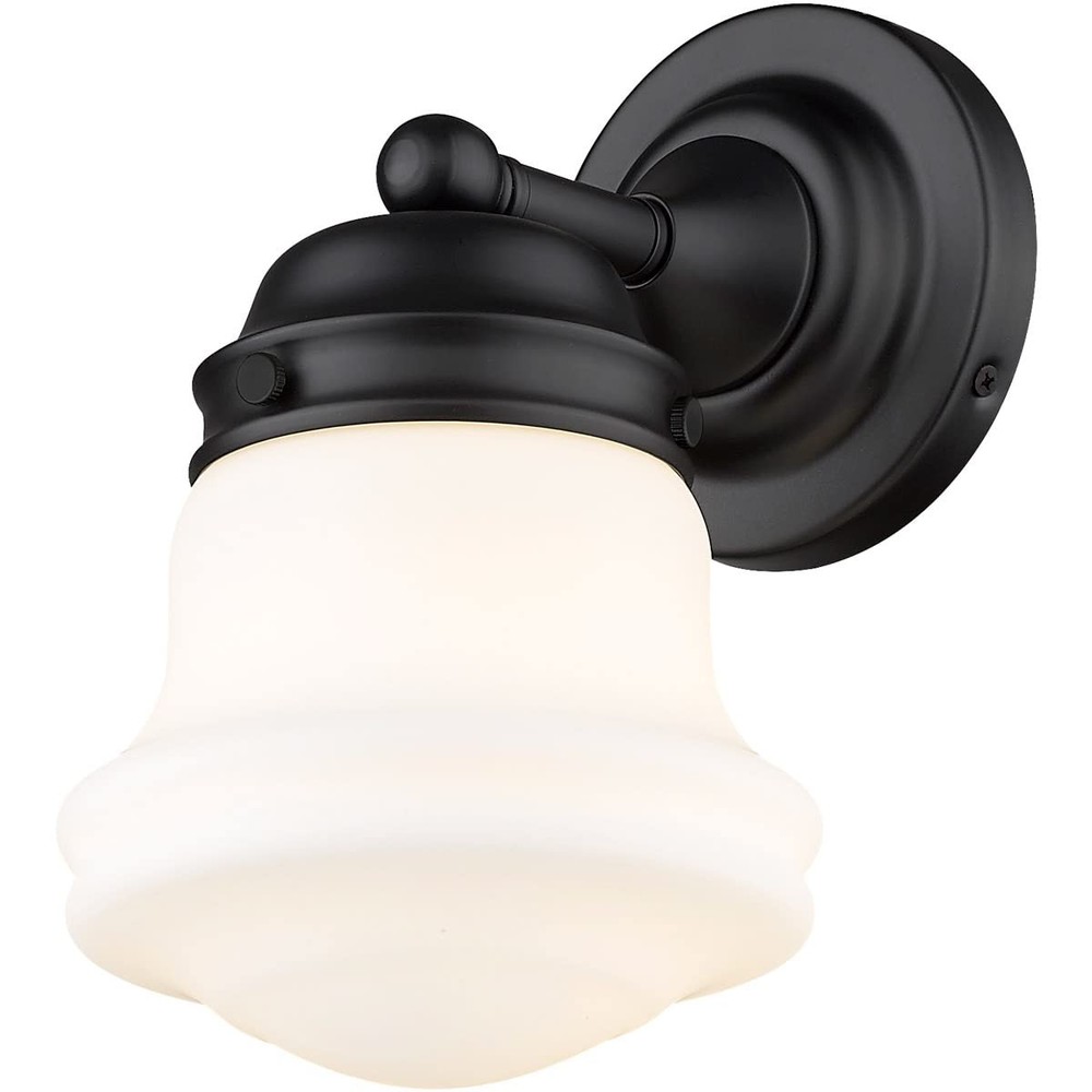 Z-Lite 1 Light Wall Sconce 735-1S-MB, Black