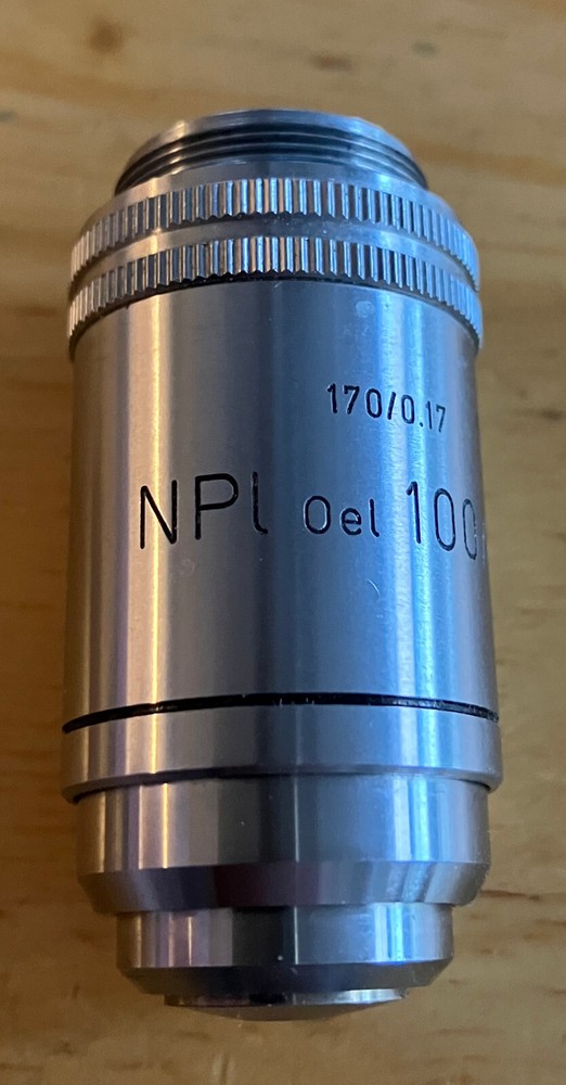 Leitz Microscope Objective NPL oel 100 / 1.30 (170/0.17)