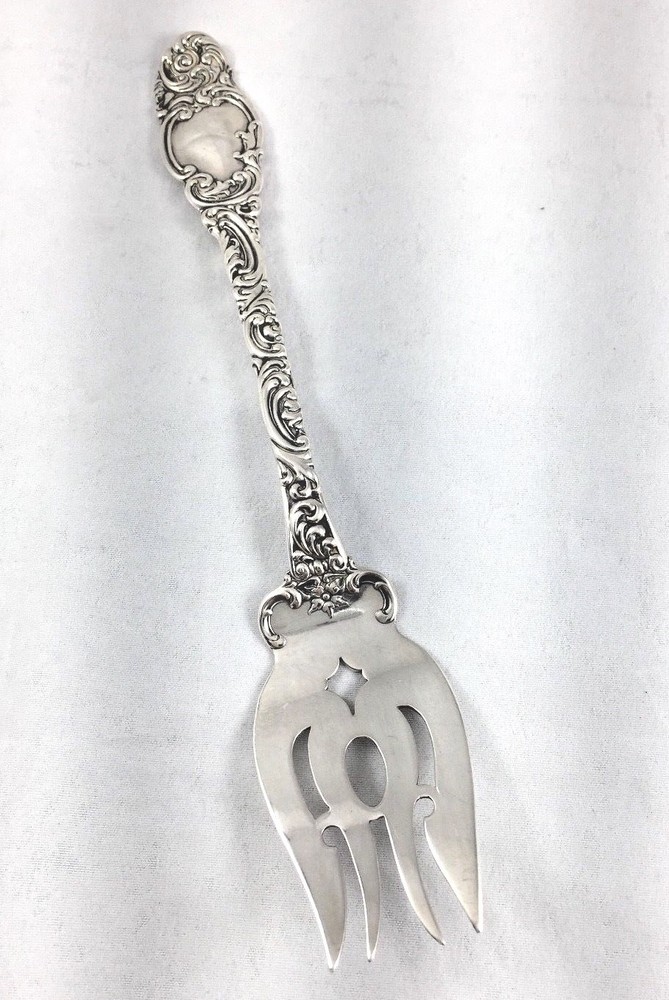 Monterey by Alvin Sterling Chipped Beef Serving Fork - 6 7/8"