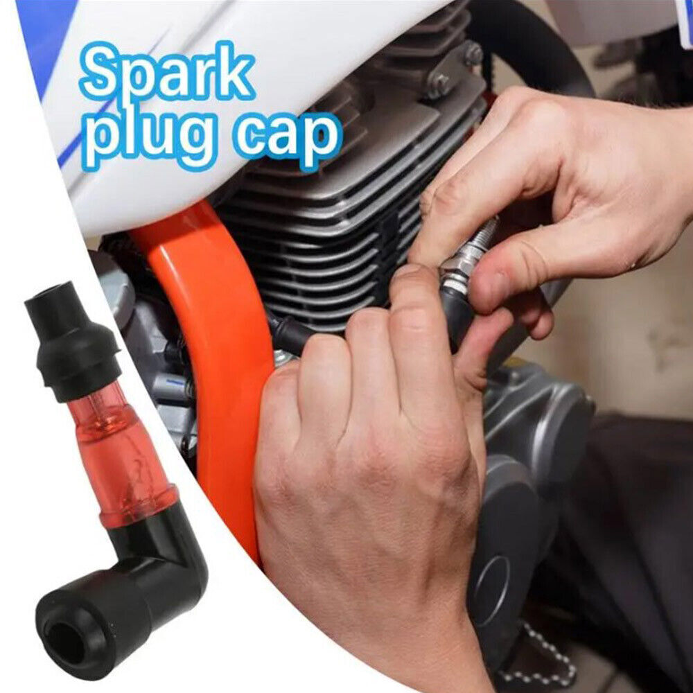 Universal Motorcycle Flash Spark Plug Cap Ignition High Pressure Cap Accessories