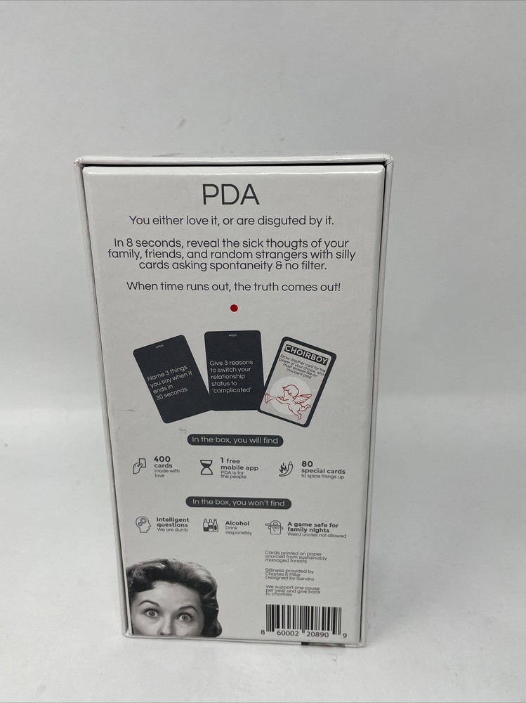 PDA Please Don’t Ask Fun Party Game Card