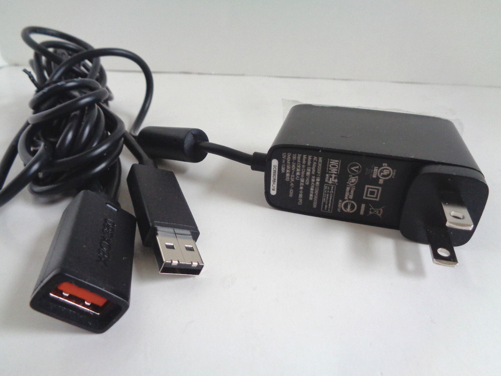 EMPTY BOX Cables & Manual NO SENSOR UNIT - Xbox 360 KINECT Sensor Bar Model 1414