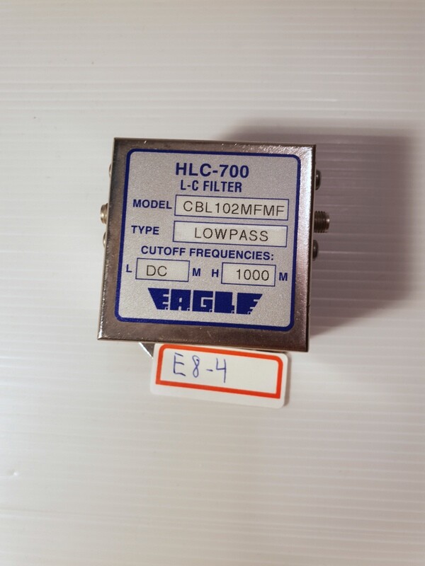Eagle HLC-700 L-C Filter CBL102MFMF Lowpass