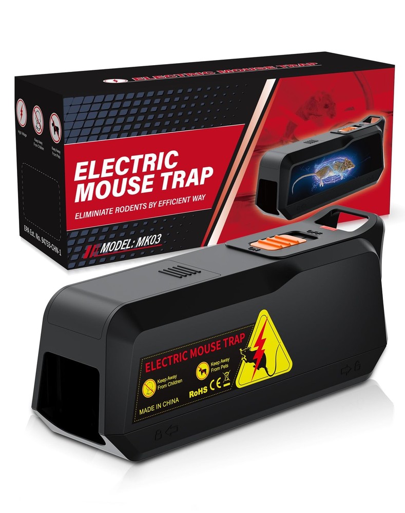 Electric Mouse Trap Zapper with Powerful Voltage, Effective Electronic Mouse ...