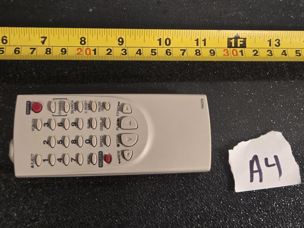 Emerson VCR Remote Control RA376