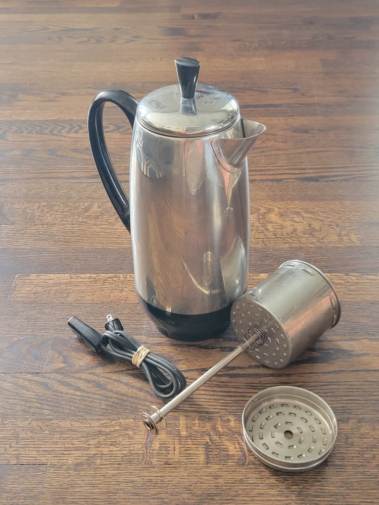 Farberware Superfast Fully Automatic Vintage 12 Cup Percolator Tested & Working
