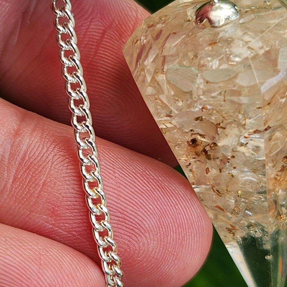 Quartz Pendulum Dowser Orgone Gemstone Crystal EMF Protection Dowsing Point