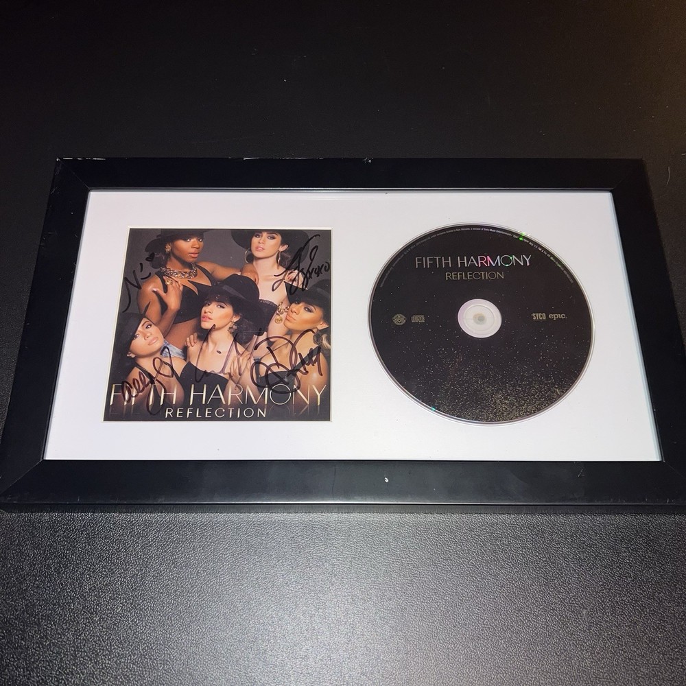 Fifth Harmony CD 2015 Reflection Signed Framed Autographed By All Five Members