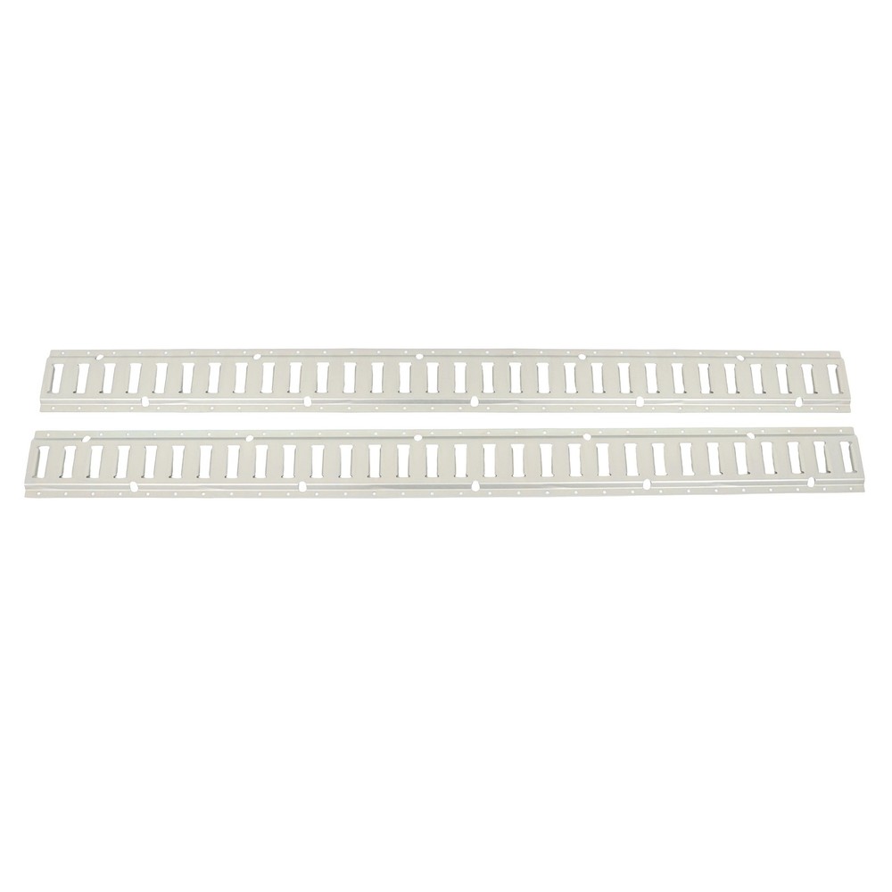 Carbon Steel Durable E Track Tie Down Rail Kit Silver Galvanized Replacement