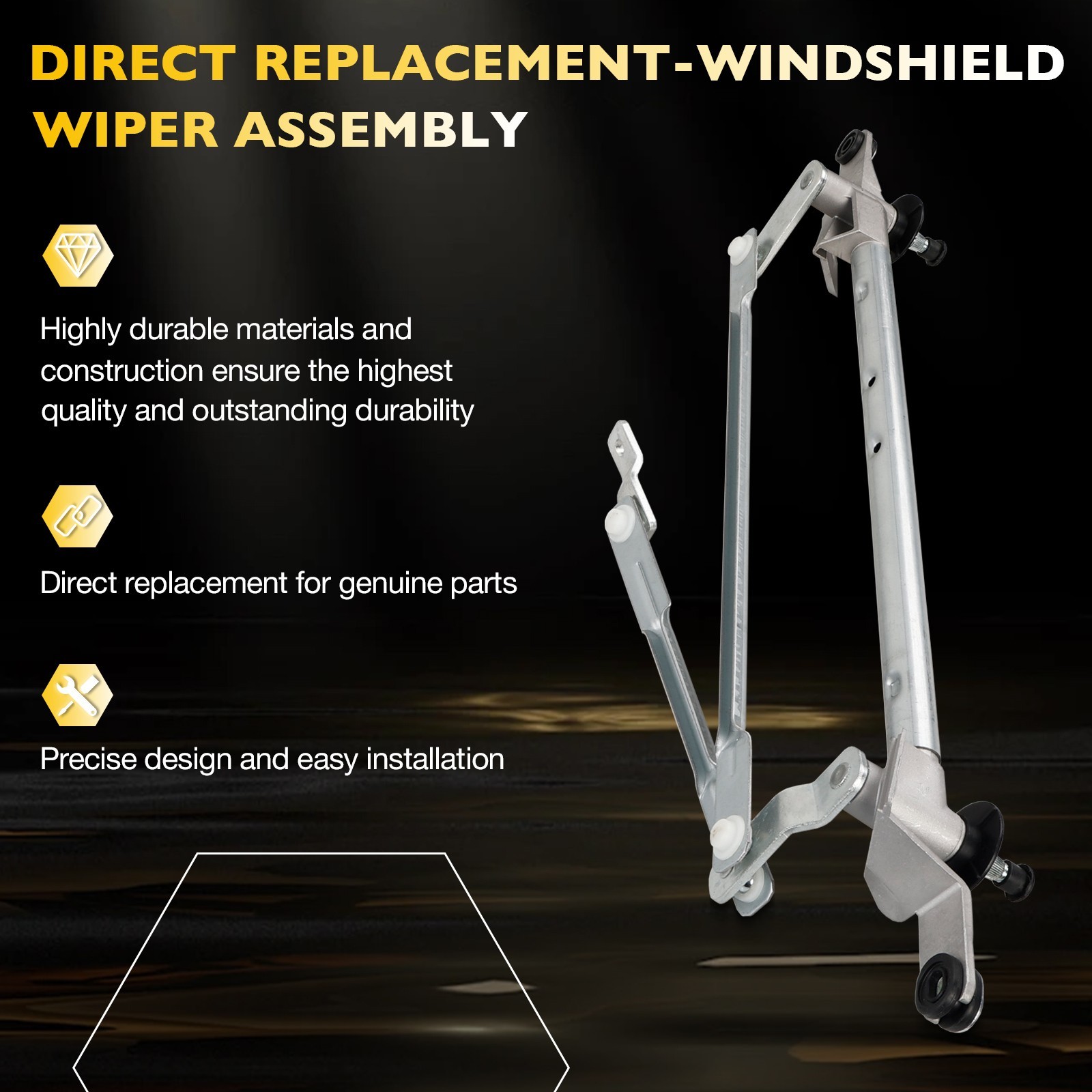 Windshield Wiper Linkage for Chevrolet Equinox GMC Terrain 2010-2017 25948436